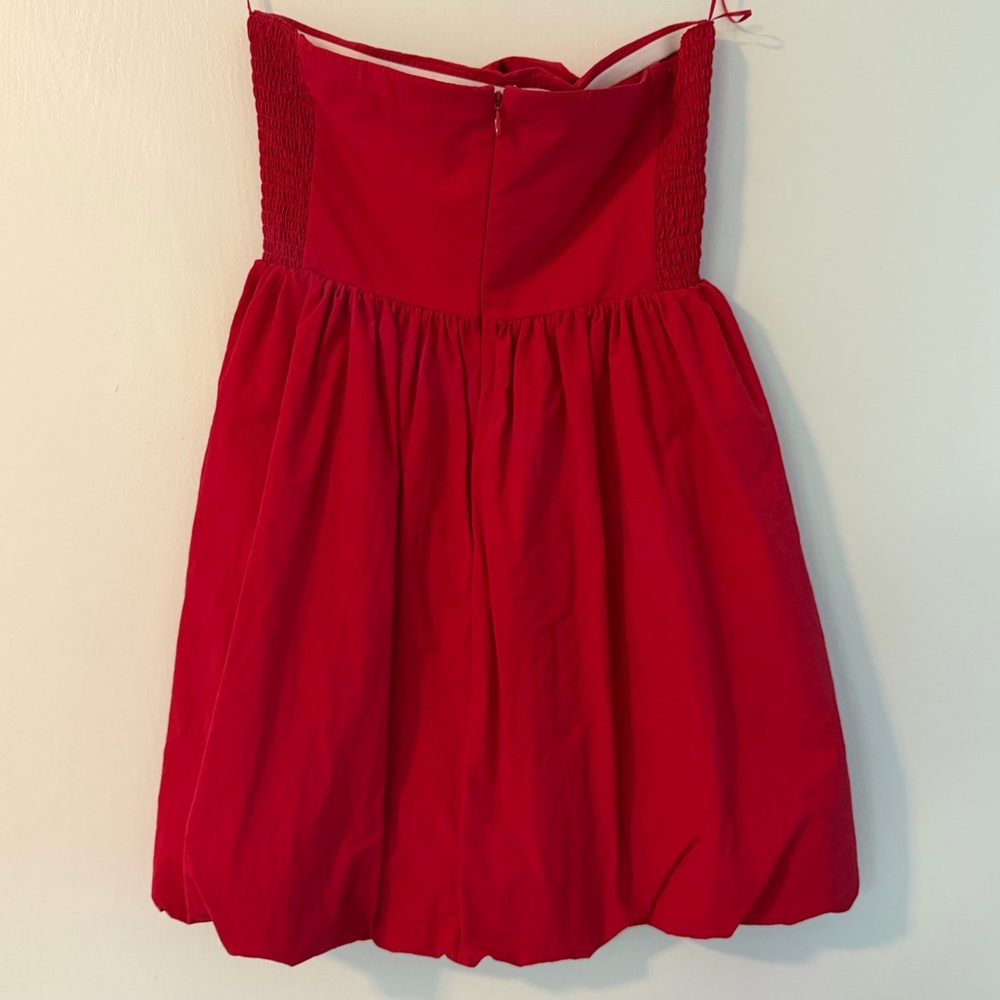Amanda Uprichard Oscar Dress in Red | SZ XS - Picture 6 of 7
